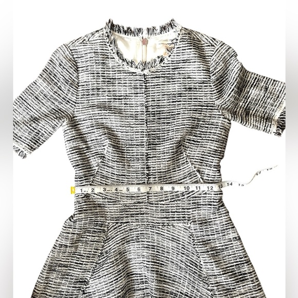 Rebecca Taylor Boucle Tweed Fit and Flare Dress size 0 - Picture 5 of 5